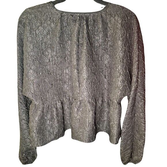 *Wilfred* Black Peplum Blouse - Picture 2 of 4